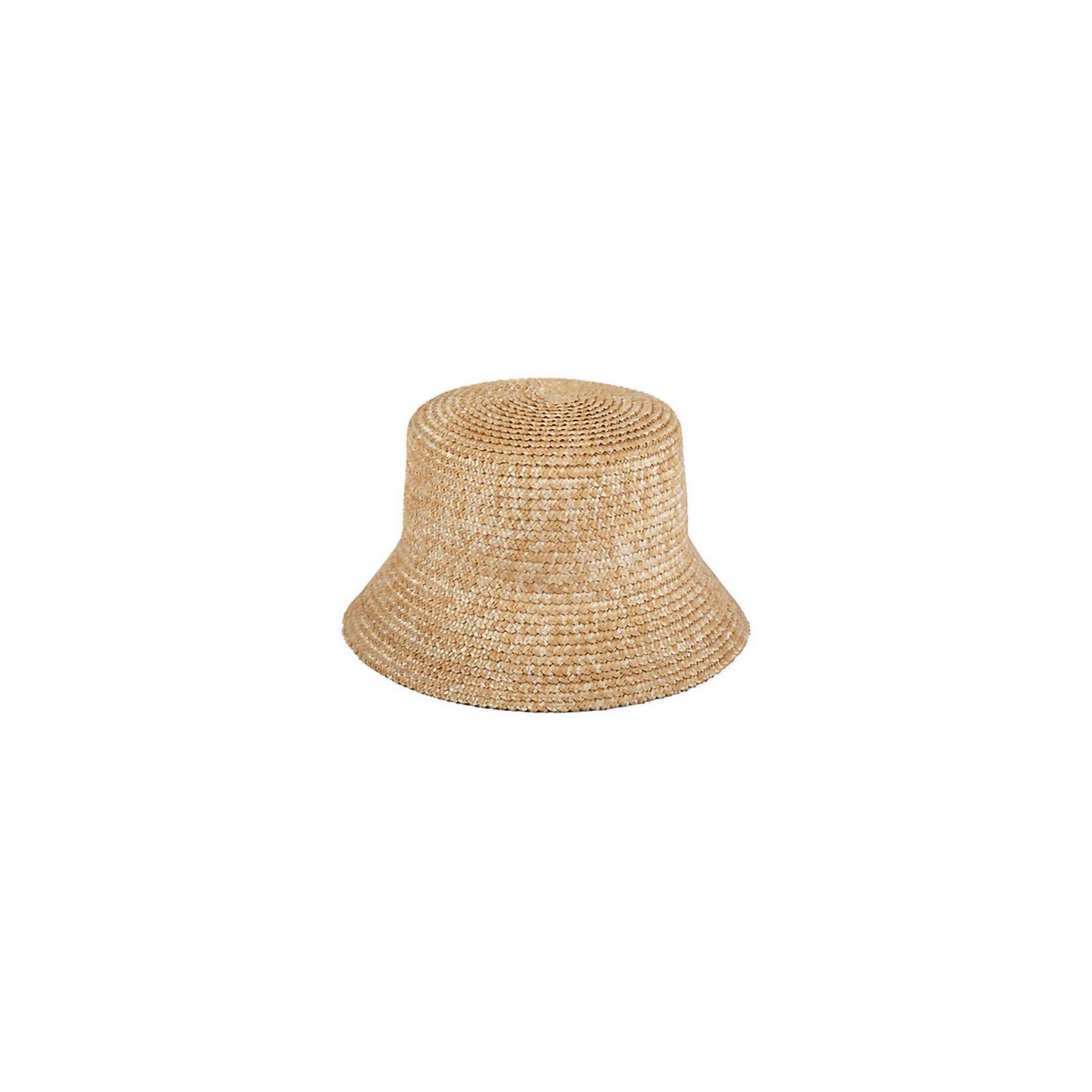 New Lack Of Color Women's Inca Bucket Hat In Criss Cross Straw